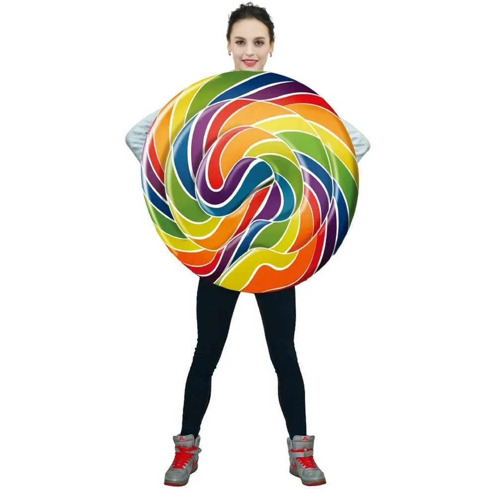 Lollipop Role Playing COS Costume Boban Sugar Family Party Costume Candy Parent Child Costume