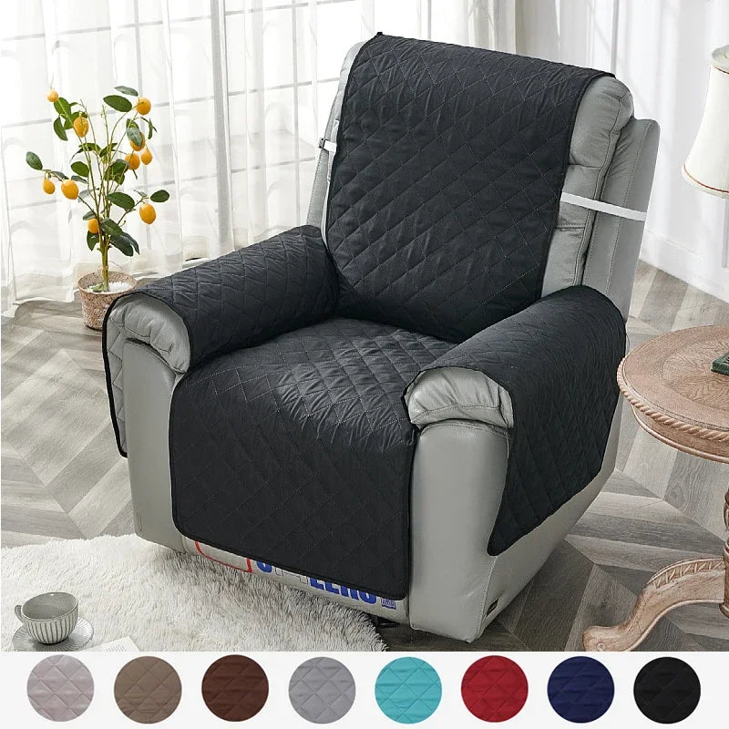 1 Seater Recliner Sofa Cushion Quilted Anti-Slip Recliner Chair Cover Mat Furniture Protector Couch Cover Pet Sofa Cushions