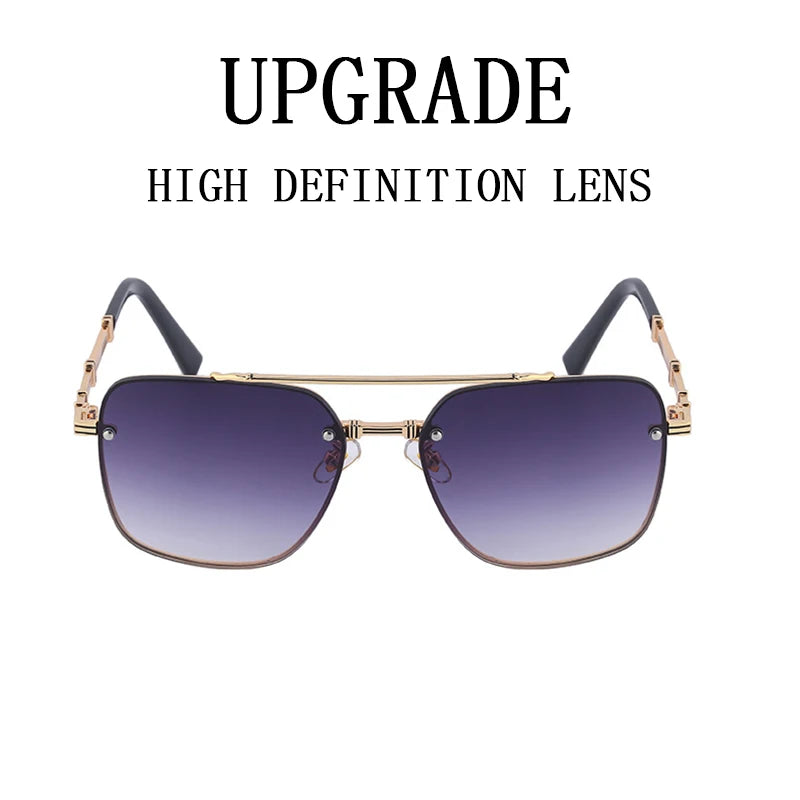 Luxury Sunglasses Vintage Trending Fashion Glasses Retro Square Sunglasses Women