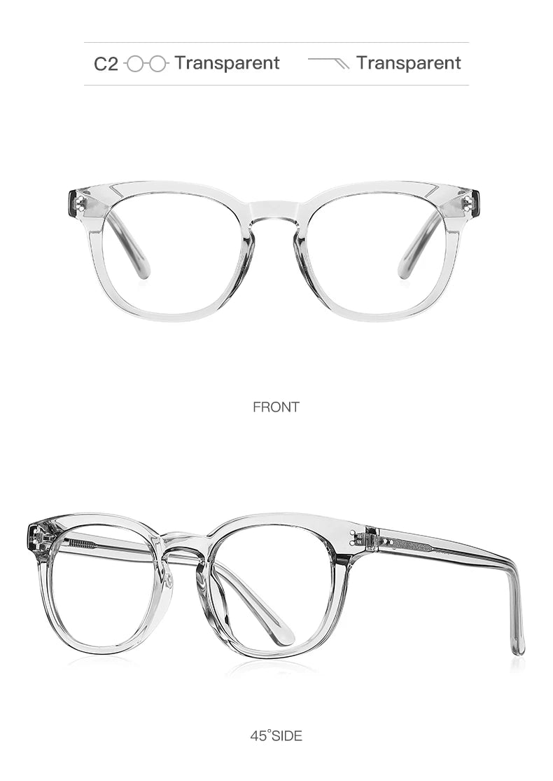 HONGMEI Stylish Square Frame Men and Women Simple Design Anti-blue Light Reading Optica Eyeglasses Myopia Can Be Customized