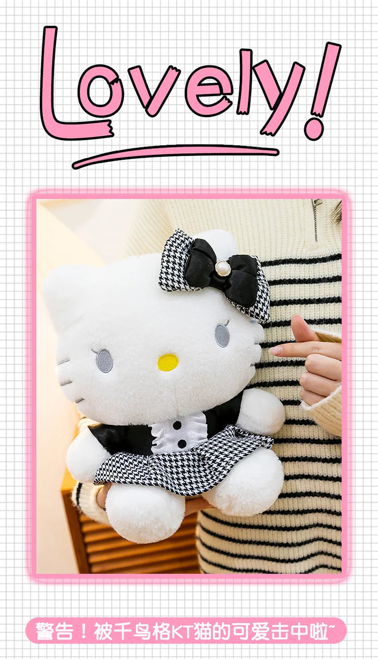 Black Cat Character Plush Stuffed Doll Pillow Toy