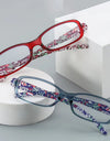 Reading Glasses Women Full Frame Printed Retro Anti Blue Light Presbyopia Hyperopia Read Eyewear +1.0 +2.0 +3.0 +4.0