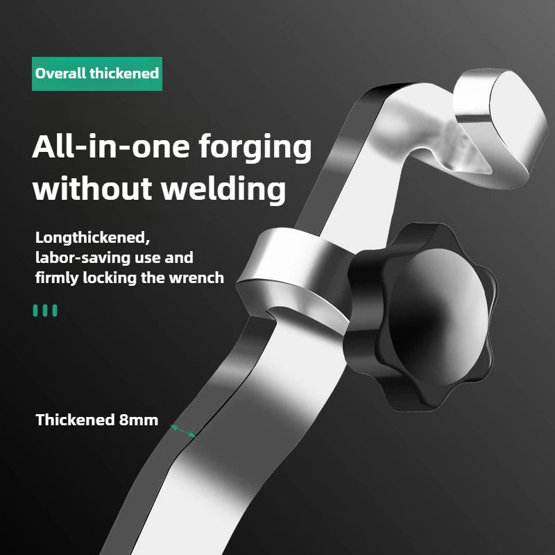 Wrench Extender 40/50cm Long Open End Wrench Bar Ratchet Extension Tool Labor-Saving Torque Amplifier For Hard To Reach