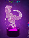3D Night Light USB LED Touch 7 Color Changing Bedside Lamp Home Decoration Baby Nursery Bedroom Light