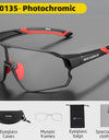 Photochromic Bicycle Glasses UV400 Goggle Large Frame Men Women Sports Bike Eyewear Sungless Adjustable Cycling Glasses