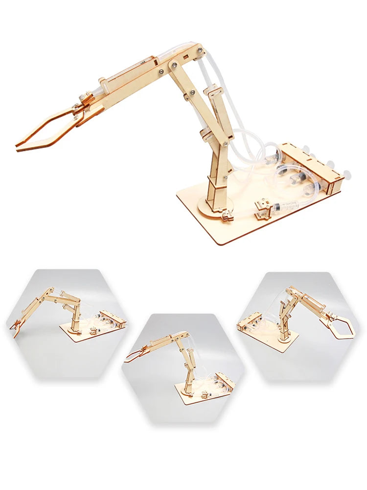 3D Wooden Puzzle DIY Physical Model Science Experiment Educational Toy Password Box Grain Fan Assembly Model DIY Decoration Gift
