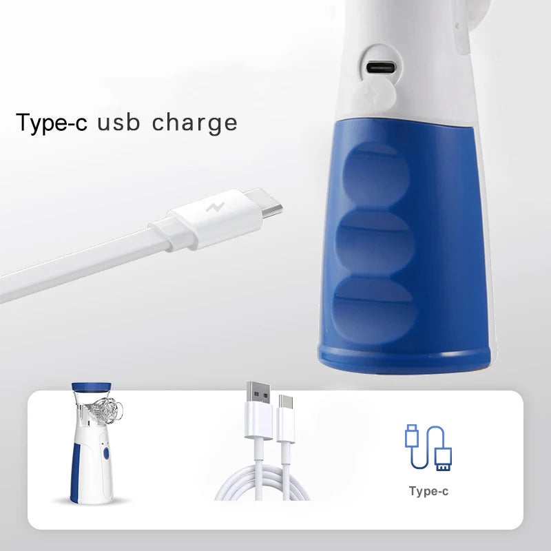 USB Medical Nebulizer Handheld  Adult  Cough Compressor Sprayer Portable Compact Adjustable Nebulizer Home Nebulizer