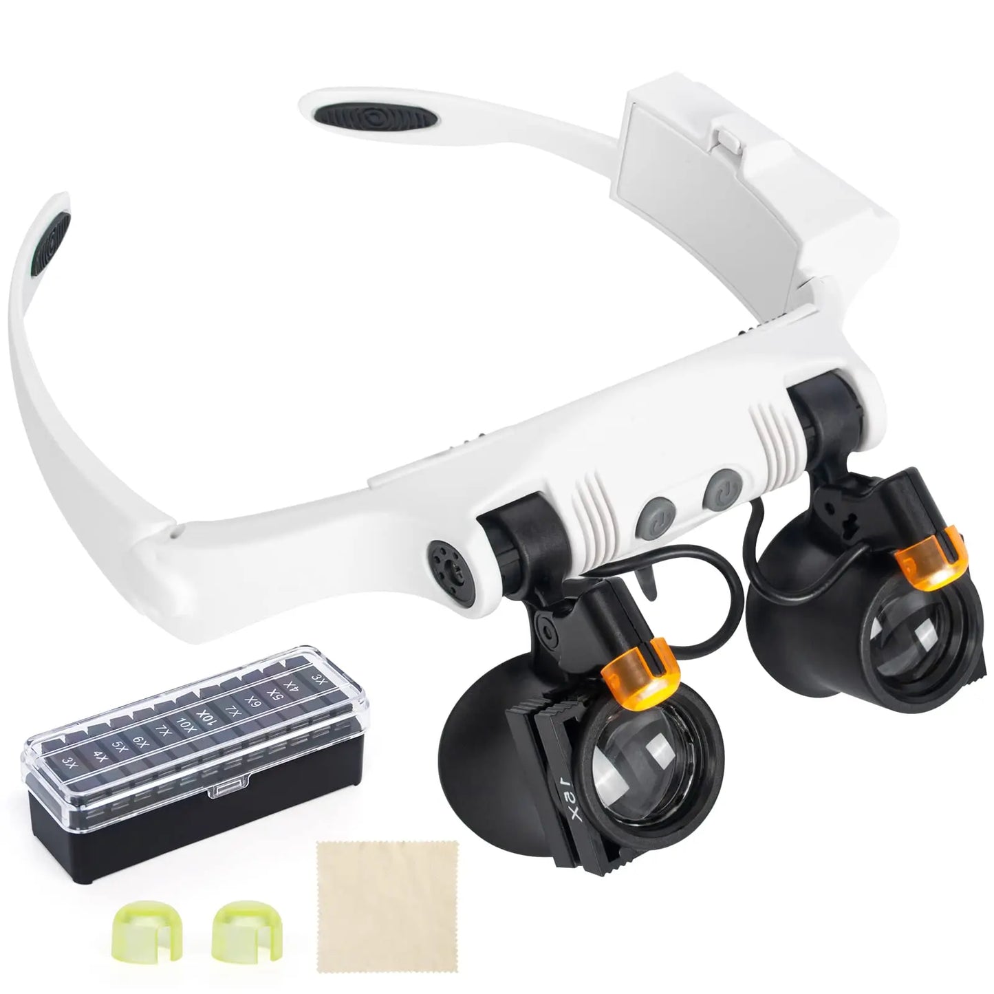 Head Magnifying Glass LED 21X Multi Lens Hands Free Magnifier
