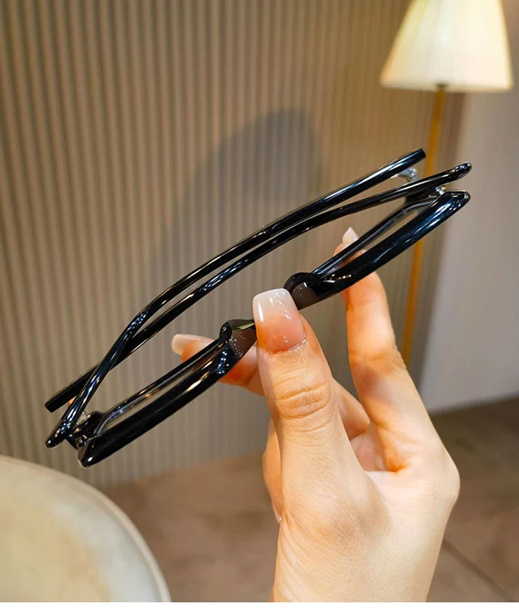 Luxury Acetate Spectacle Frame Fashion Retro Square Eyeglasses Optical Prescription Frames