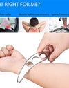 Stainless Steel Gua Sha Guasha Plate Massager Tool Scraper Physical Therapy Loose Muscle Meridian Massage Machine Spa Board Tool
