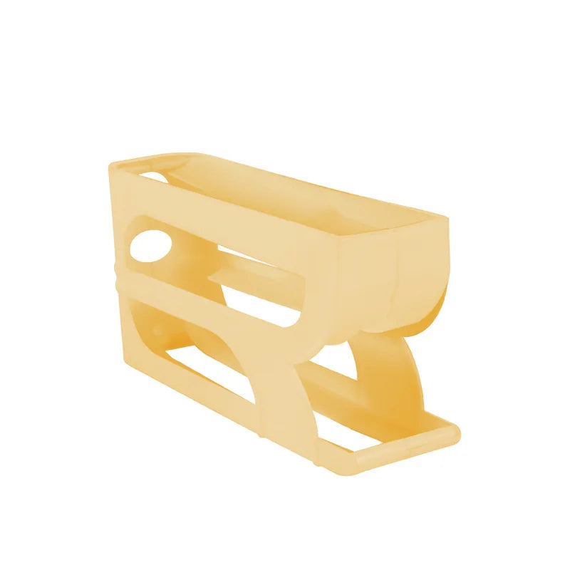 3/4-Layer Egg Storage Box – Automatic Rolling Slide Refrigerator Side Door Egg Rack Organizer