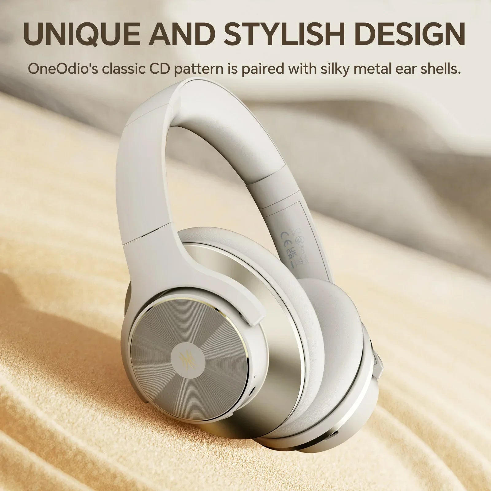 A10 ANC Wireless Bluetooth Headphones Hi-Res Audio Over Ear Headset 35dB Hybrid Active Noise Cancelling Headphones 50H
