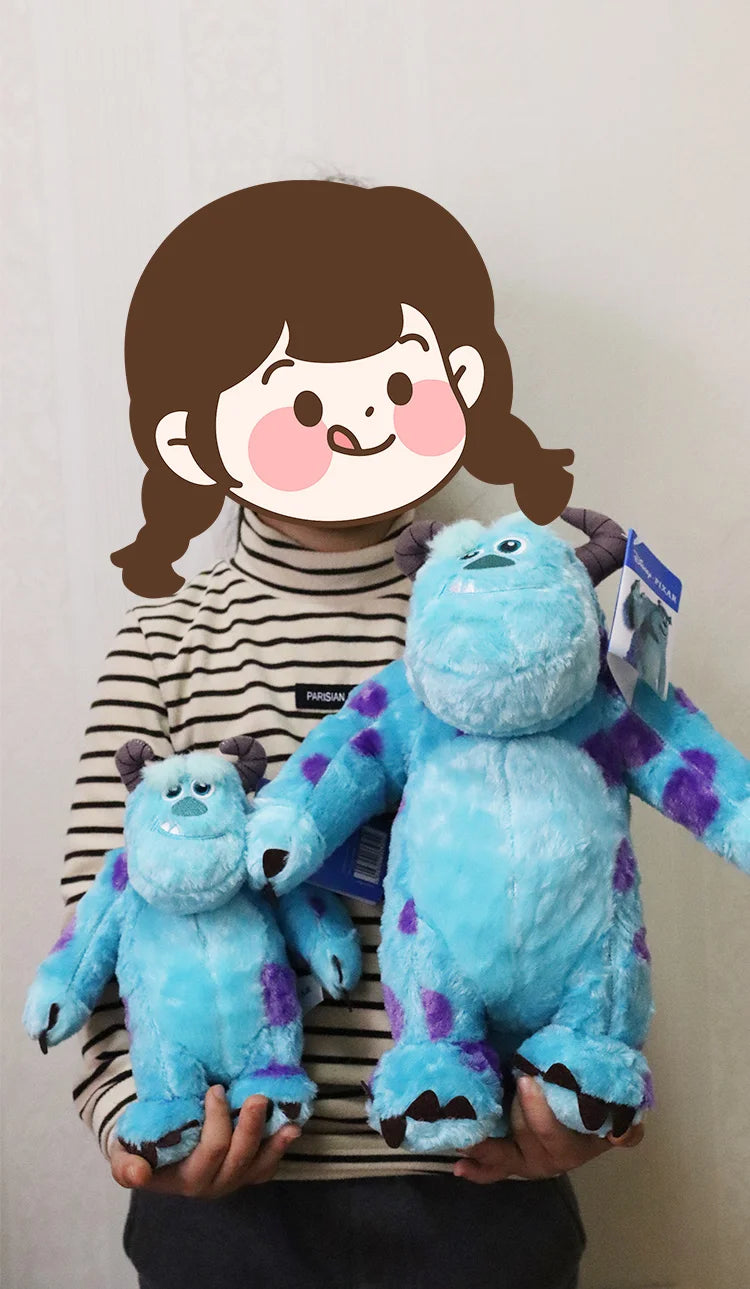 Fluffy Kawaii Sulley Mike Wazowsky Monsters University Stuffed Plush Animals Toy Sets Cute Pixar Doll For Boy Girl Birthday Gift