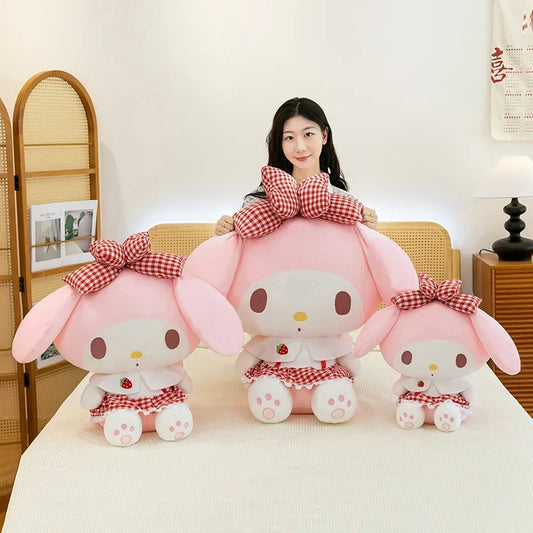 Kawaii Melody Plush Toy 60 cm Soft Stuffed Doll Pillow