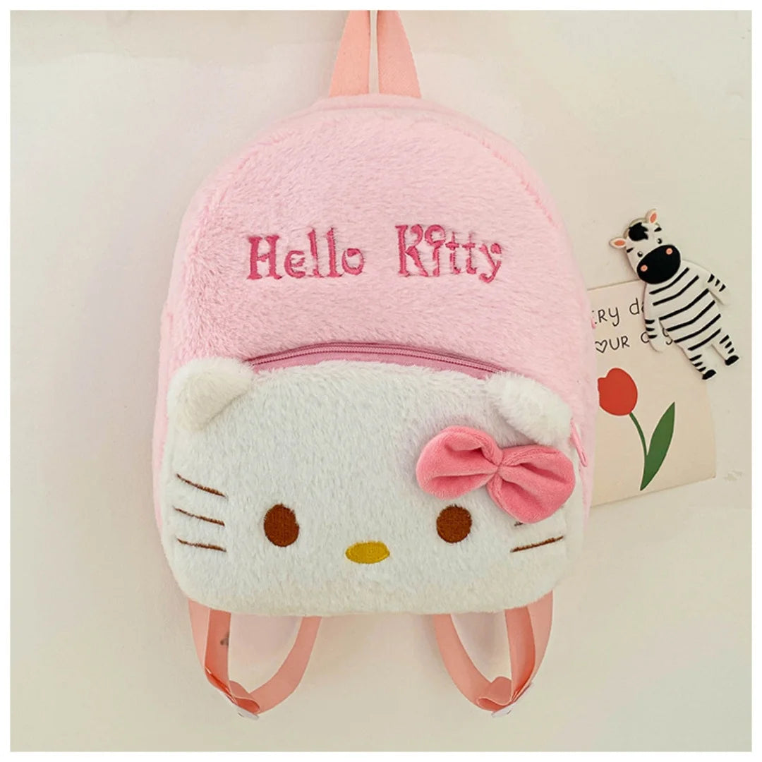 Kawaii Character Plush Backpack Large Capacity Shoulder Bag