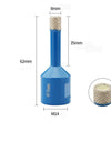 Dry Diamond Drilling Core Ceramic Tile Hole Saw Cutter Granite Marble Drill Bits Tiles Crowns with M14 Thread Opener