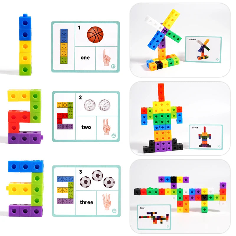 Rainbow Building Blocks for Maths and Creative Learning