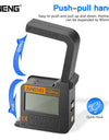 Max Digital Lithium Battery Tester Capacity Universal Test Checkered Load Analyzer Display Check AAA AA Button Cell