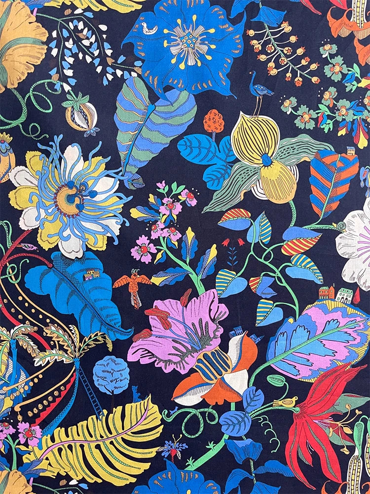 100% cotton Fantasyland Like liberty tana lawn fabric 80s Poplin printing Sewing fabric Making Dress Clothing Handmade DIY Cloth