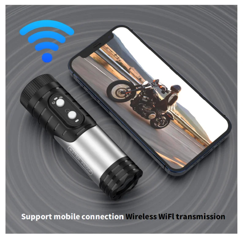 FHD 1080P Mini WiFi Sports Action Camera Portable Bicycle Helmet Motorcycle Body Camera Waterproof Cycling DVR with Wide Angle Lens
