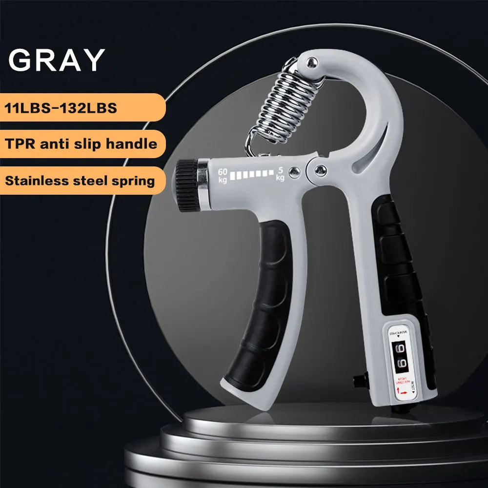 Hand Grip Strengthener, Grip Strength Trainer,Adjustable Resistance,Forearm Strengthener, Perfect for Musicians Athletes