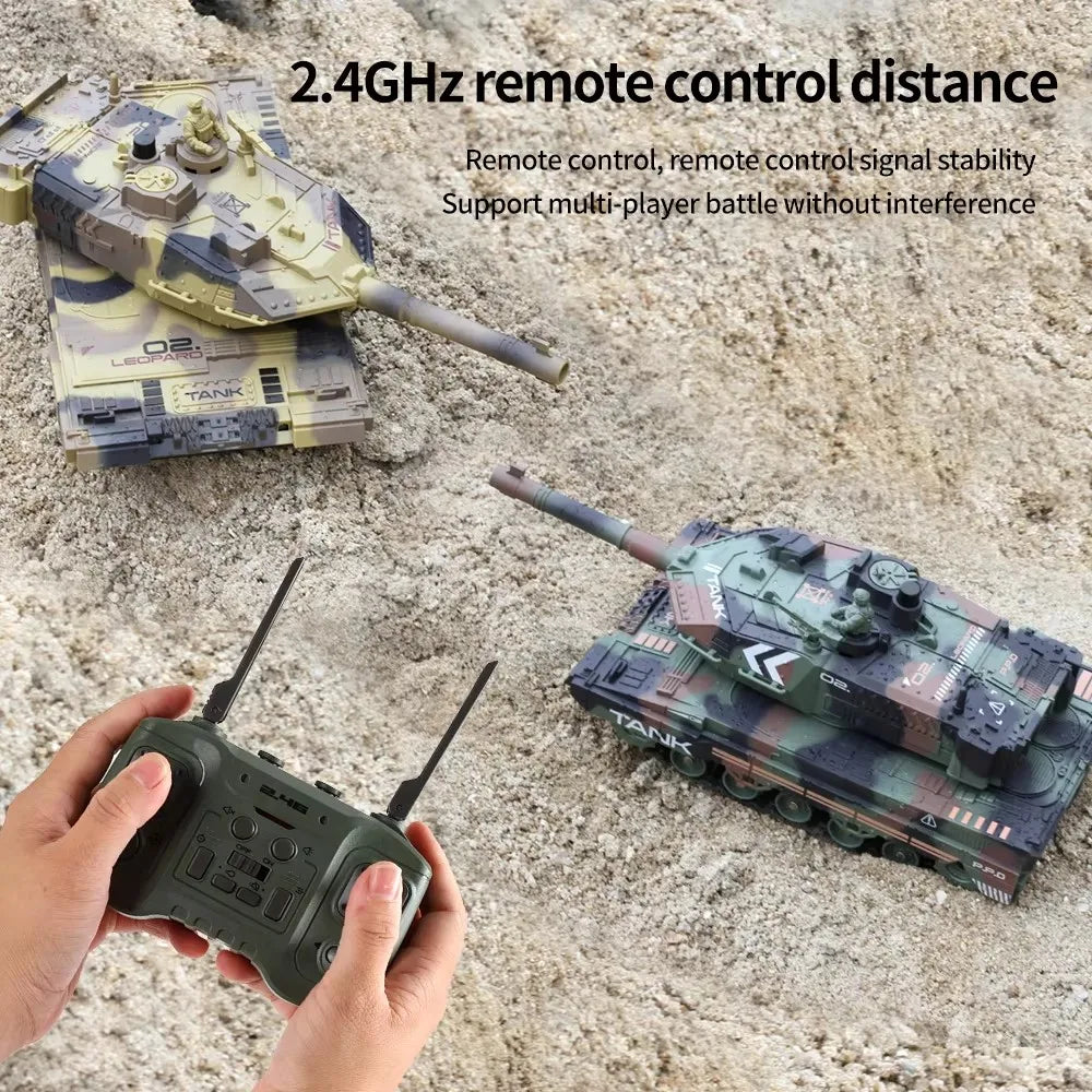 2.4G Remote Control Military Tank With Water Bullet And Spray