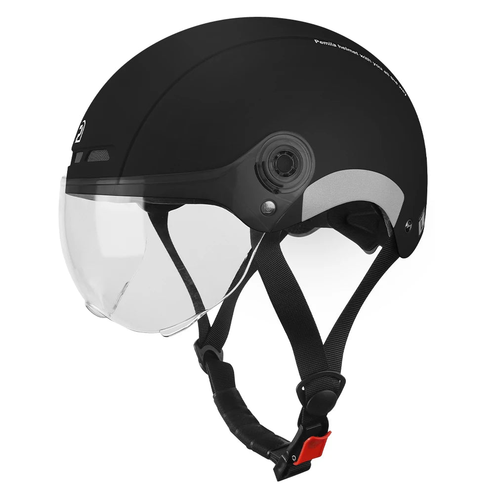 Adult Cycling Helmet With Goggles Ear Protection And Removable Lining