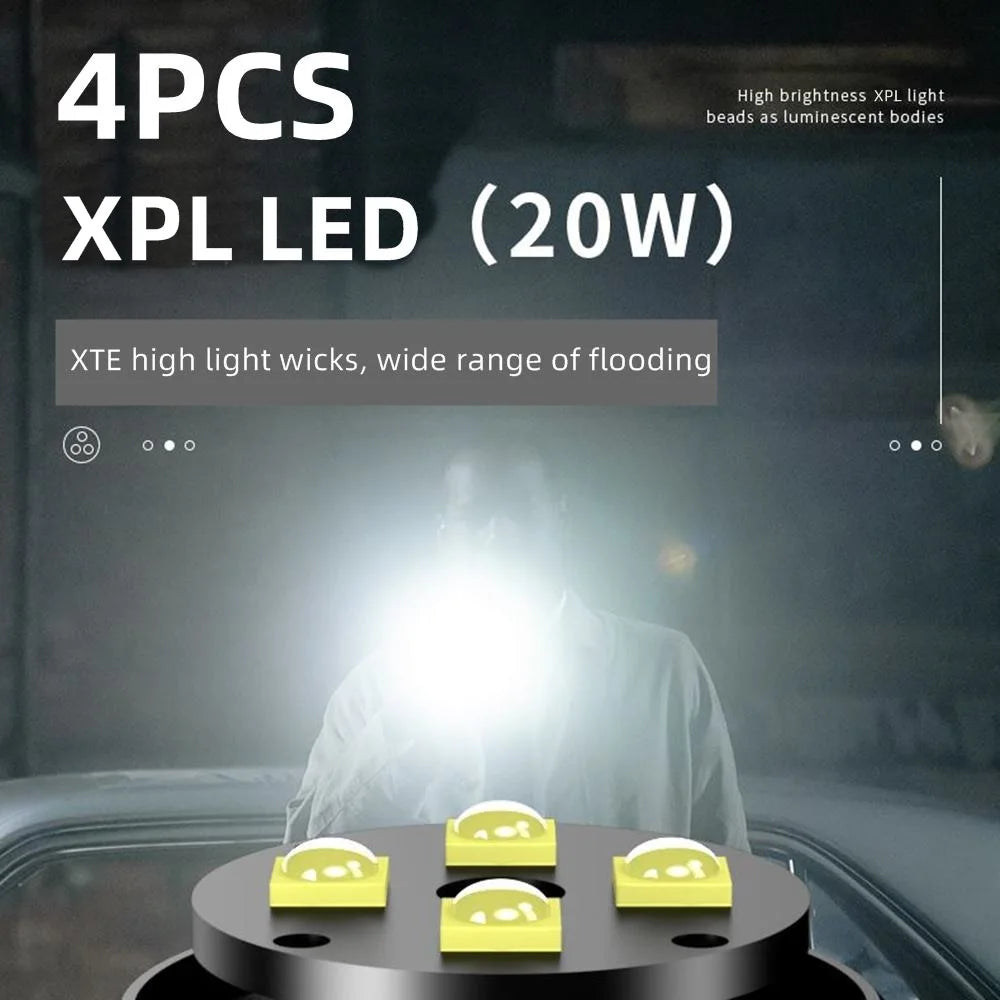 High Bright LED Rechargeable Flashlight