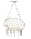 150kg Garden Chair Swinging Indoor Outdoor Furniture Hammock Hanging Rope Chair Swing Chair Seat Hammock Camping Home Use