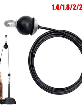 1.4/1.8/2/2.5M Steel Wire Rope DIY Heavy Duty Multi Gym Cable Fitness Pulley Machine Home Fitness Exercise Equipment Accessories