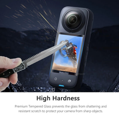 3D Curved Screen Protector for Insta360 X3 Tempered Glass Film Anti-scratch HD Insta360 Action Camera Accessories