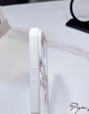 Transparent Fallen Leaves Flower Phone Case For iPhone 16 15 14 Pro Max 15 14 16 Plus Maple Leaf Clear Funda Back Cover