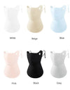Women's Anti-UV Sunscreen Face Mask Scarf Breathable Ice Silk Half Face Cover Thin Summer Face Cover Mask
