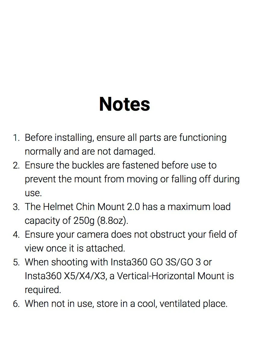 Helmet POV Mount Clip for Insta360 GO 3 and GO 3S Motorcycle Helmet Camera Holder