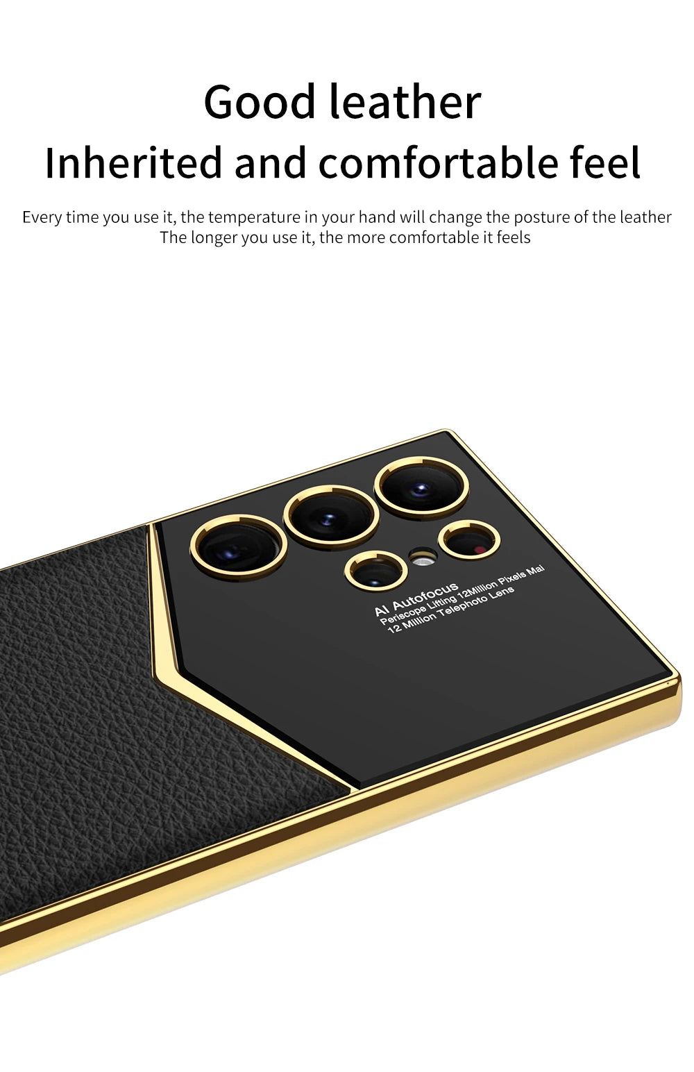 Electroplated Leather Shockproof Case for Samsung Galaxy S26 / S25 / S24 Ultra – Full Coverage Soft Silicone Protective Back Cover with Card Holder