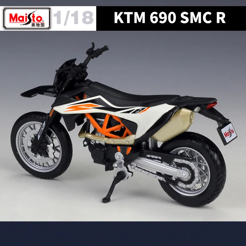 1 18 Scale KTM 690 SMC R Diecast Motorcycle Model