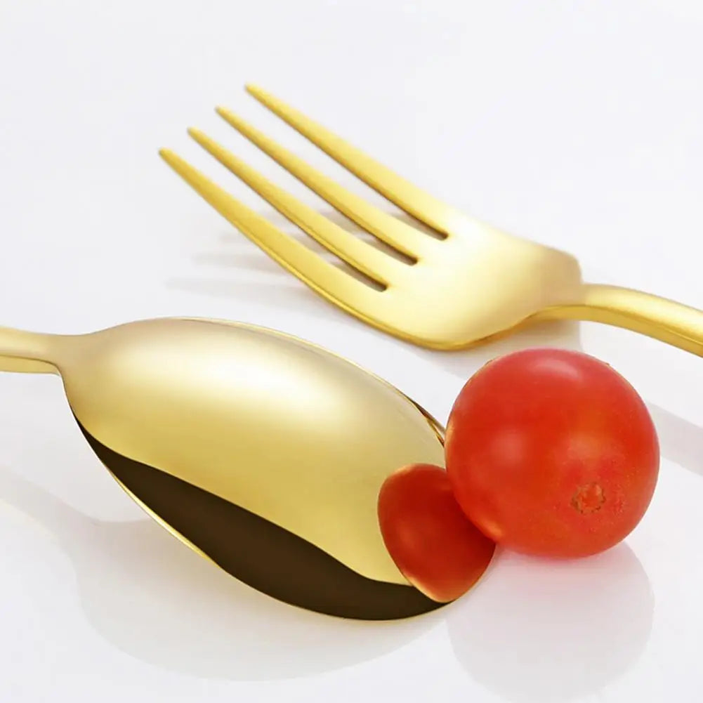 2/3Pcs Cutlery Set Fork Spoon Chopsticks Dinnerware Set 304 Stainless Steel Portable Travel Flatware Guitar Box