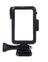 For DJI Osmo Action 3 Vertical Plastic Protective Frame Cage with Cold Shoes