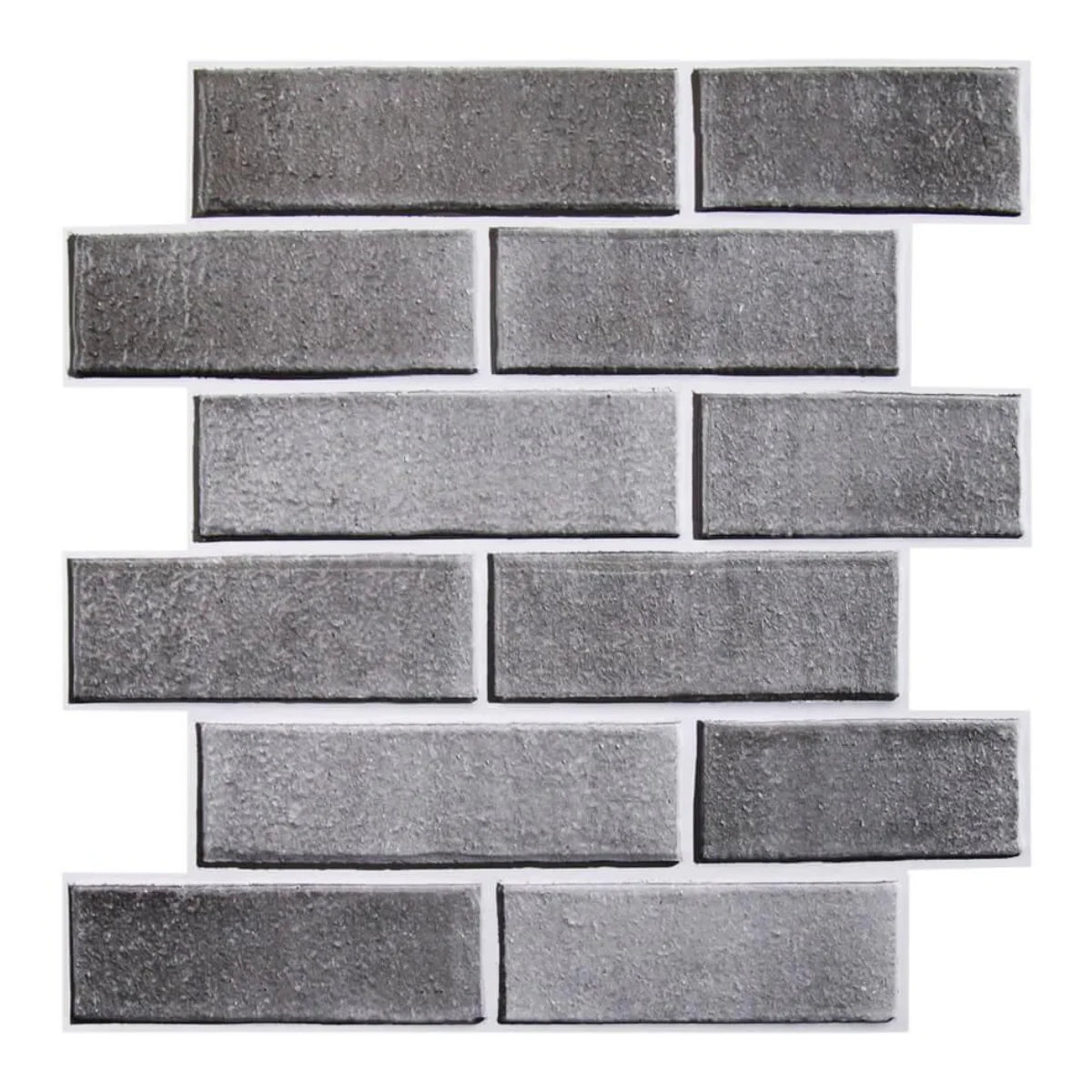 10pcs 3D Wall Sticker Self-adhesive Faux Brick Wall Panel Peel and Stick Kitchen Tile Backsplash Bathroom Wall Tile Sticker