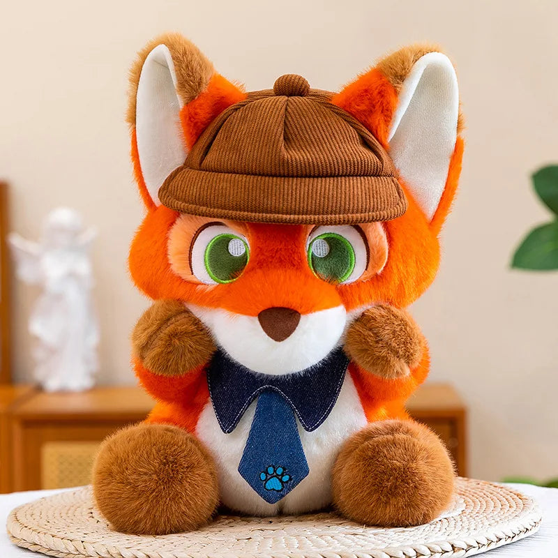 Cute Fox Character Plush Stuffed Doll Toy