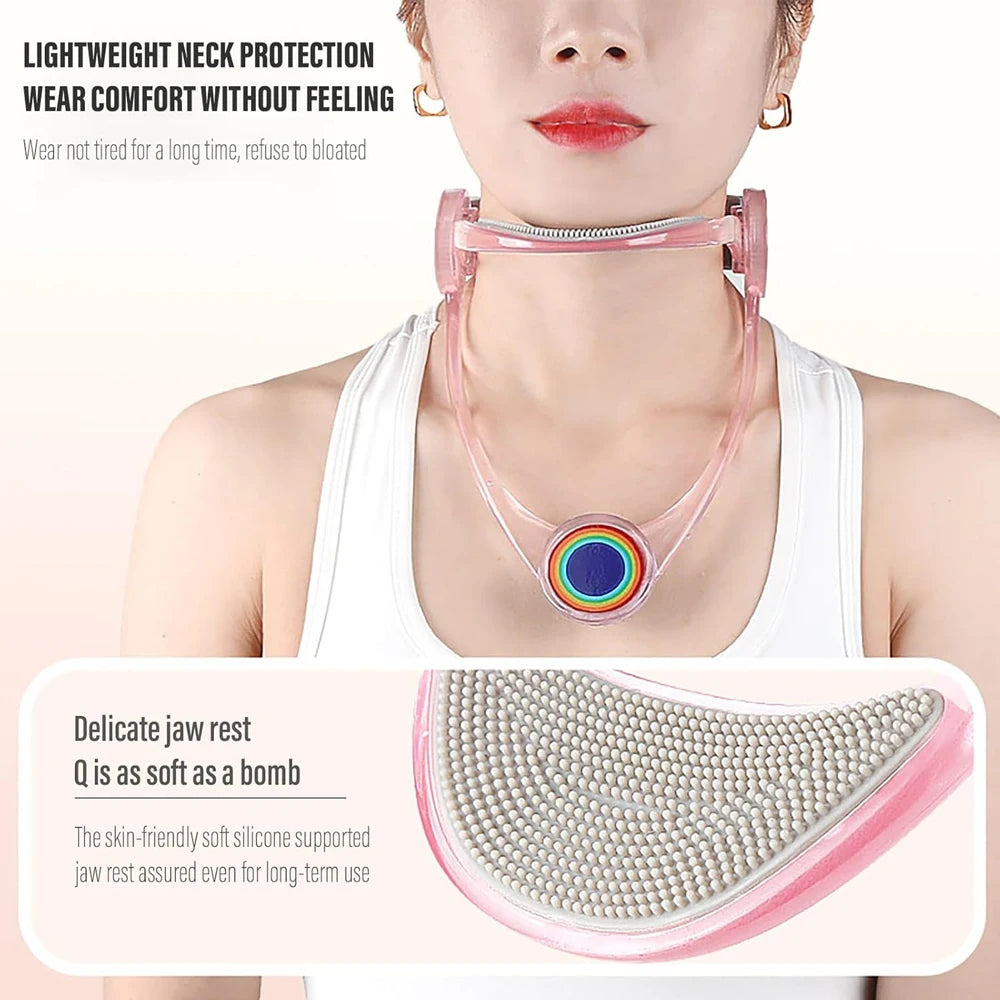 Adjustable Neck Support Brace,Neck Stretcher Exerciser Cervical,Neck Traction Device,Correction for Spine Pressure Pain Relief