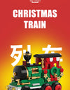 Merry Christmas Train Santa Claus Sleigh Carriage Christmas Tree Building Blocks Assembly Bricks Toys 's Xmas Gifts