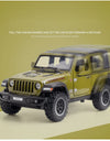 1:32 Jeep Wrangler Rubicon Alloy Off Road Diecast Model Hight Simulation Sound Light  Toy Collect Hobby Model Ornaments Gift