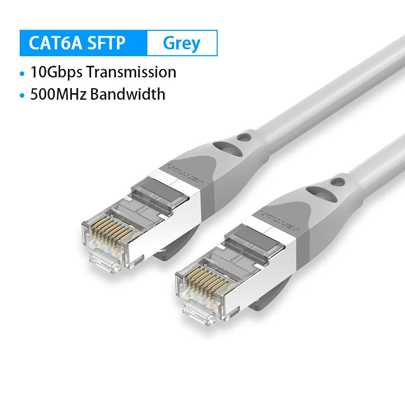 Cat6A Ethernet Cable 10Gbps RJ 45 SFTP Network Cable for PS4 Laptop PC Router ADSL PLC Servo Motor Lan RJ45 Patch Cord