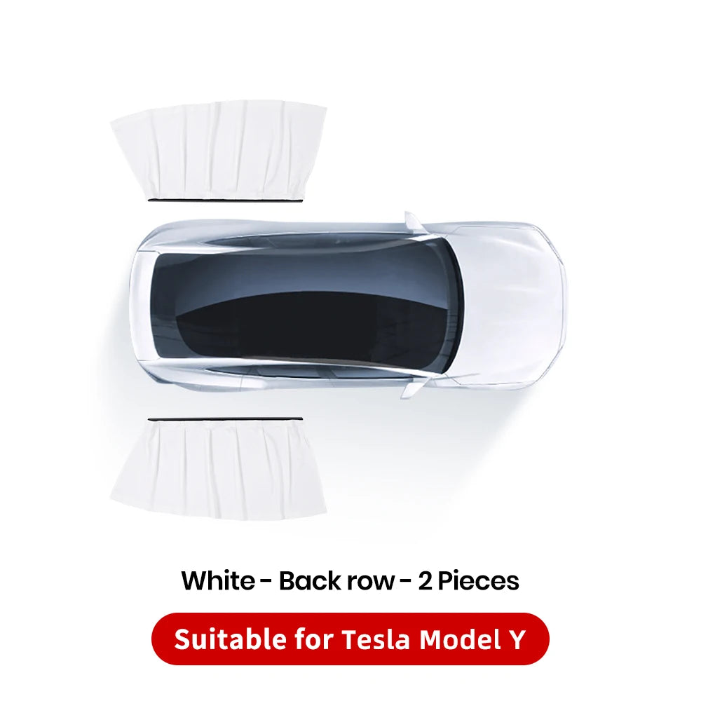 Ice Crystal Side Window Privacy Sunshade Set for Tesla Model 3 Y YL Highland Front and Rear Windshield Cover