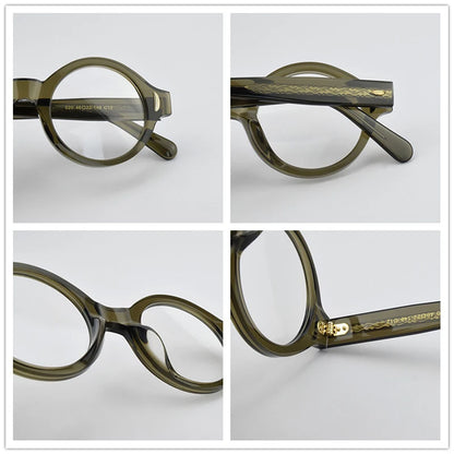 T520 Round optical glasses frame Retro brand eye glasses frames women fashion myopia prescription eyeglasses Spectacle