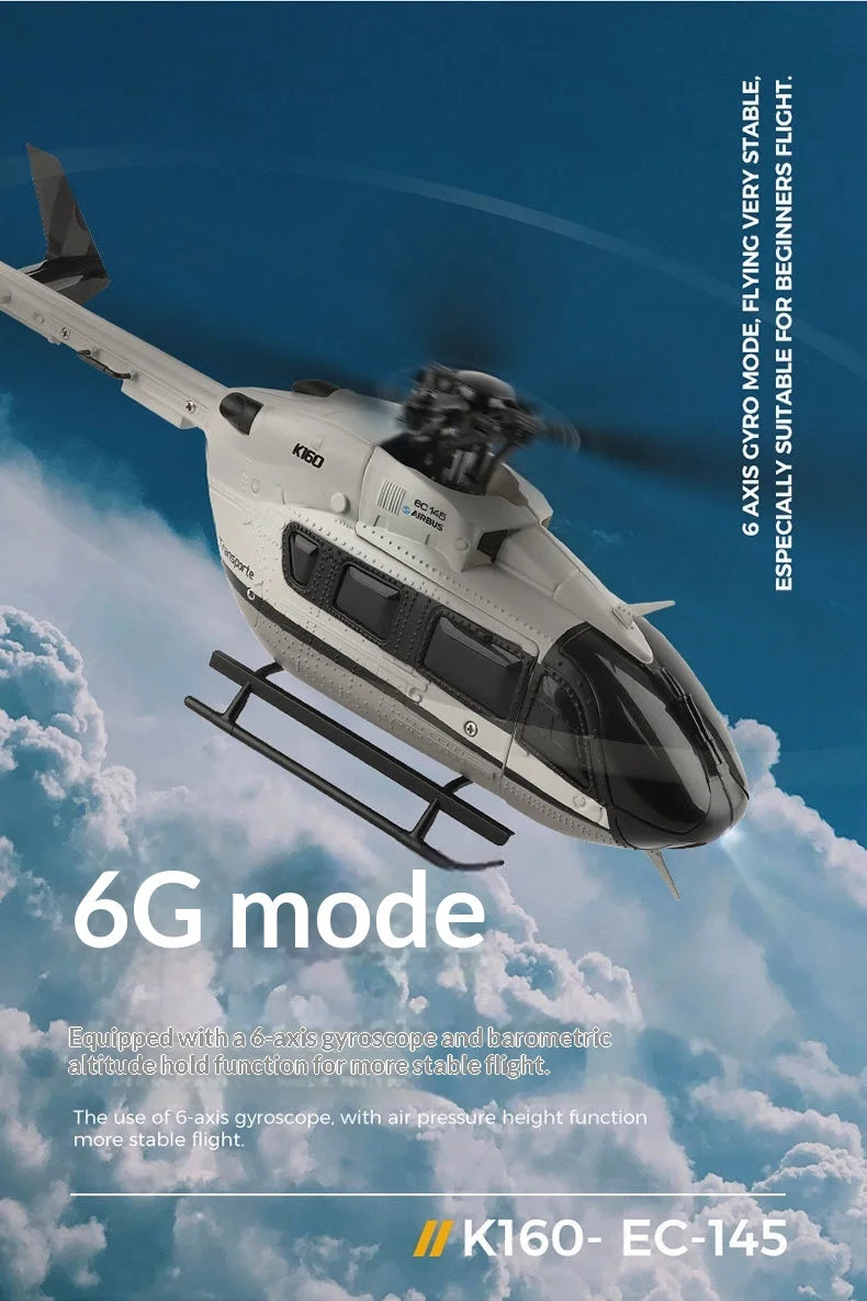 Realistic Four Channel Remote Control Military Helicopter With Brushless Motor