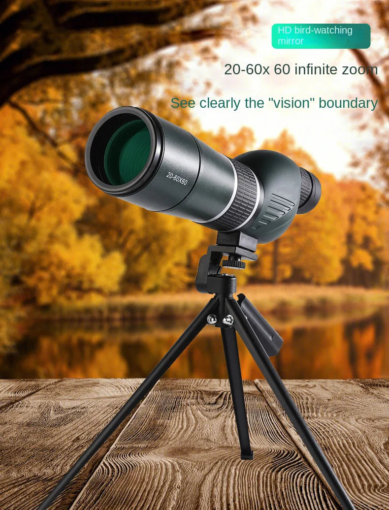 Monocular Zoom Telescope Powerful Monocular Bak4 Prism Waterproof Anti-Fog Camping Bird Watching Landscape Telescopes For Phone