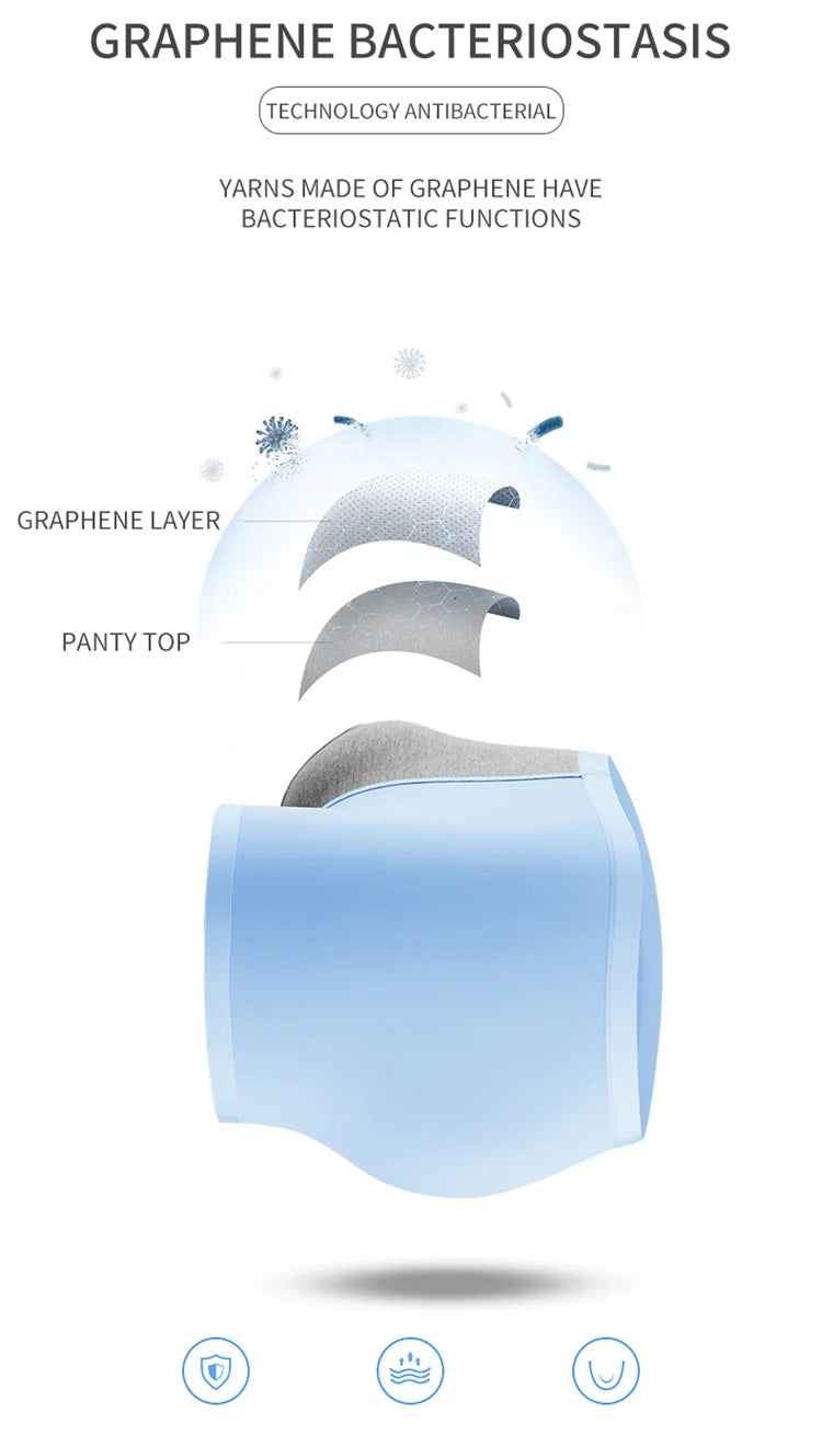 3-Pack Men’s Ice Silk Graphene Boxer Shorts – Comfortable & Breathable