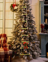 Christmas Decoration LED Ladder Light Strip Climbing Santa Claus Outdoor 8 Modes Christmas Tree For Home Window Christmas Decor